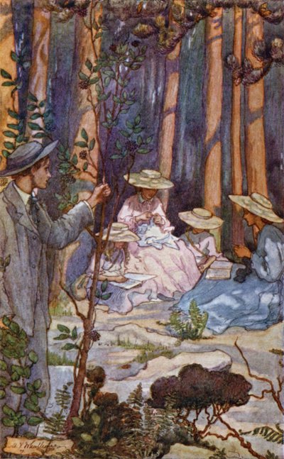 Illustration for Little Women by Mary V. Wheelhouse